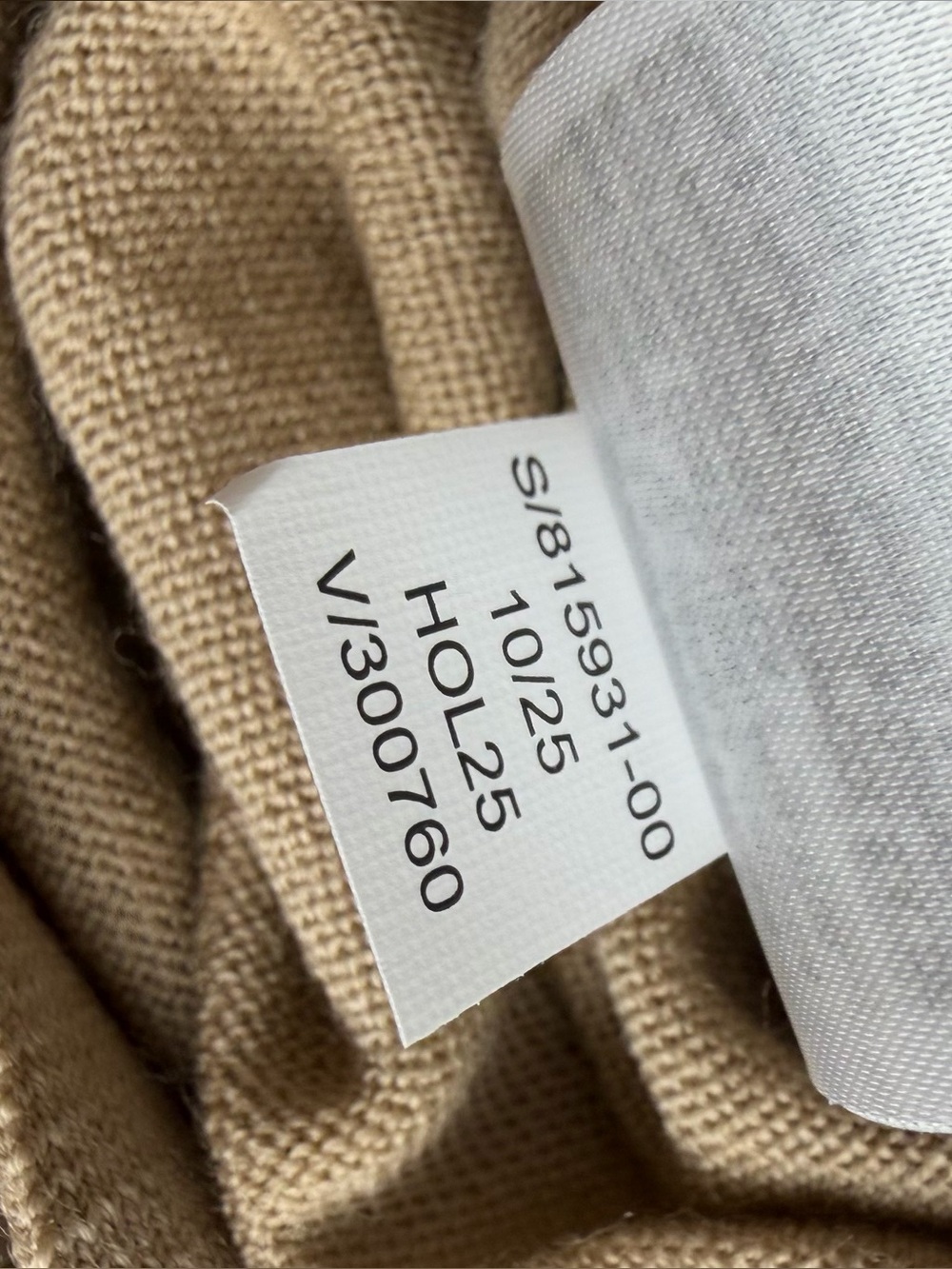 Banana Republic 100% Extra Fine Merino Wool Backless Sweater Camel M - Picture 8 of 11